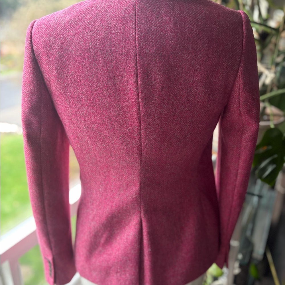 Boden Rich Plum Single-Button Tailored Blazer - Picture 3 of 6